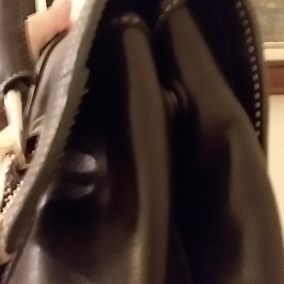 Coach Black Leather Satchel - Picture 5 of 10